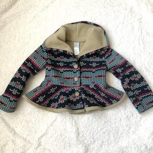 Mack & Co Fleece Girls Jacket Ruffled Size 3T